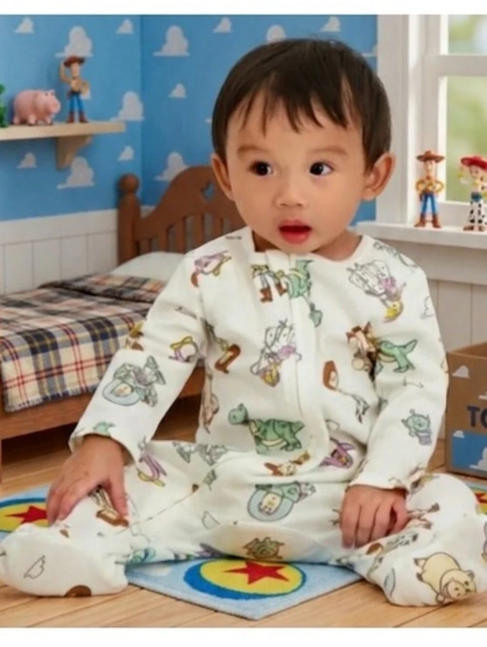 3pc Toy Story Baby Boy Long Sleeve Sleep N Play
